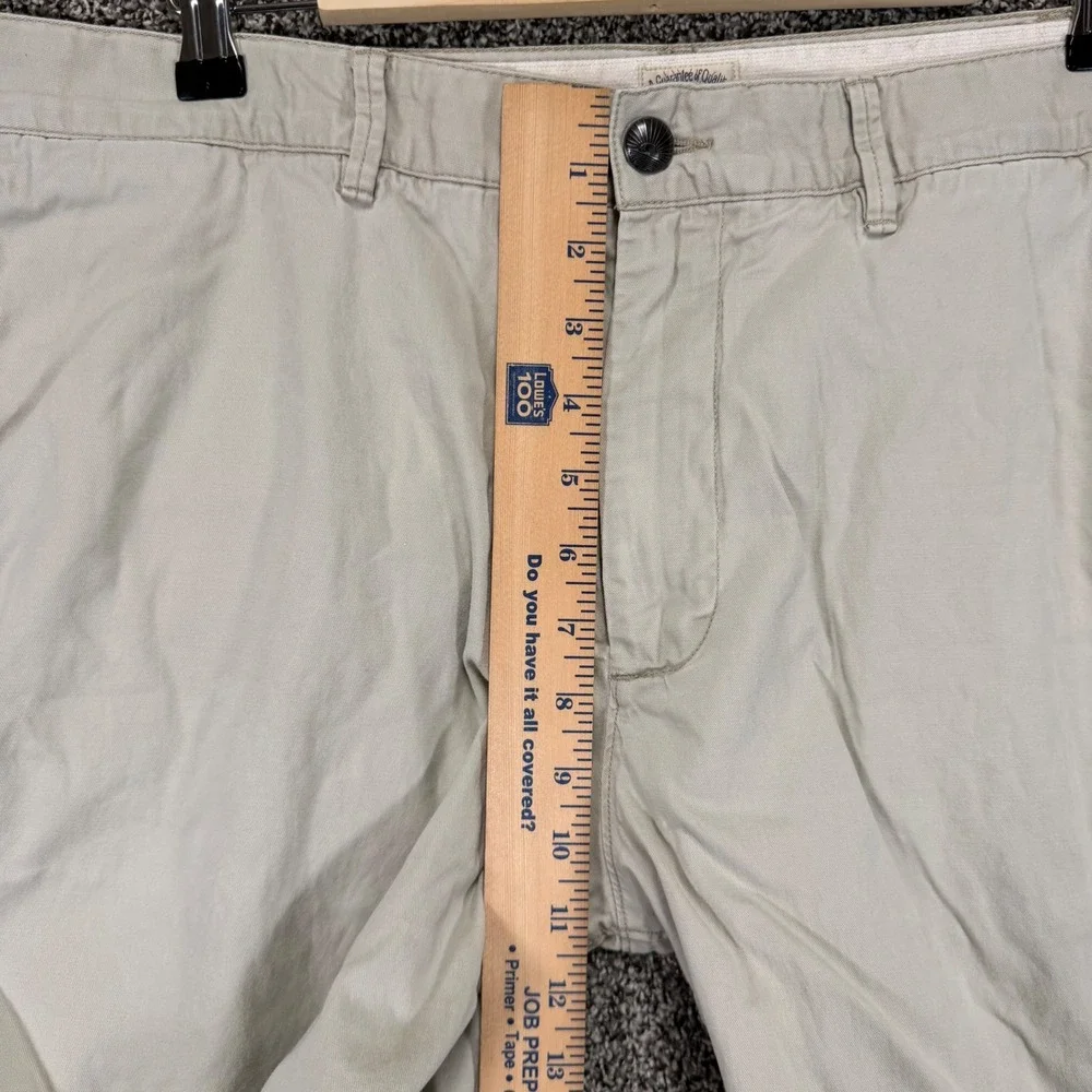 Faherty Island‎ Life Shorts Mens 35/7.5 Beige Organic Cotton Stretch Chino